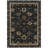 Machine Washable Indoor/Outdoor Xhevrie Black Rug-111820301