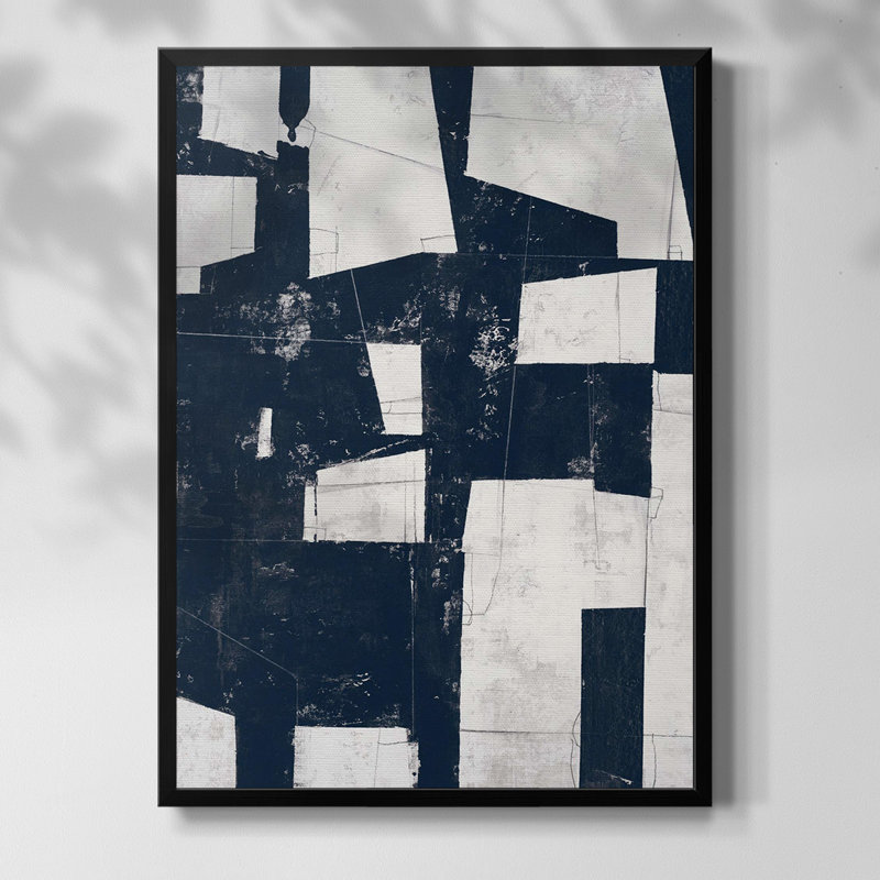 Prenez un siège VII, Non, Aucune couleur de tapis, Toile encadrée noire