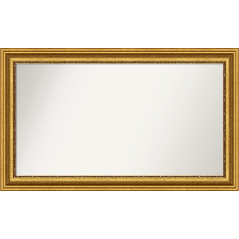 Miroir de salle de bain Jashawna, 28,75 po x 47,75 po, Doré