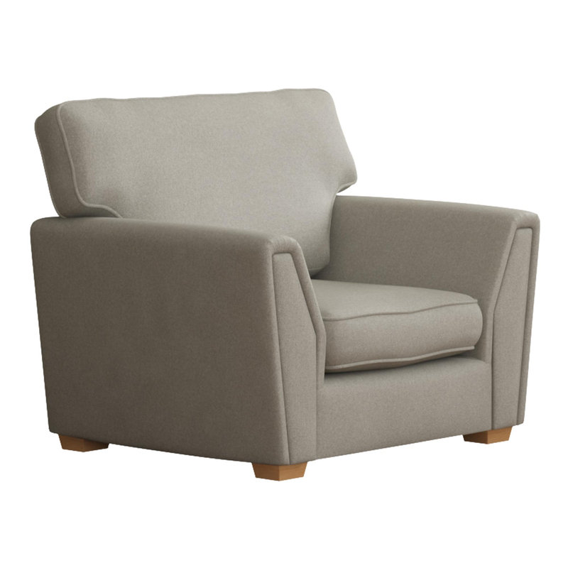 Upholstered Armchair, Steel