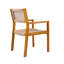 Chaise de salle à manger brun clair