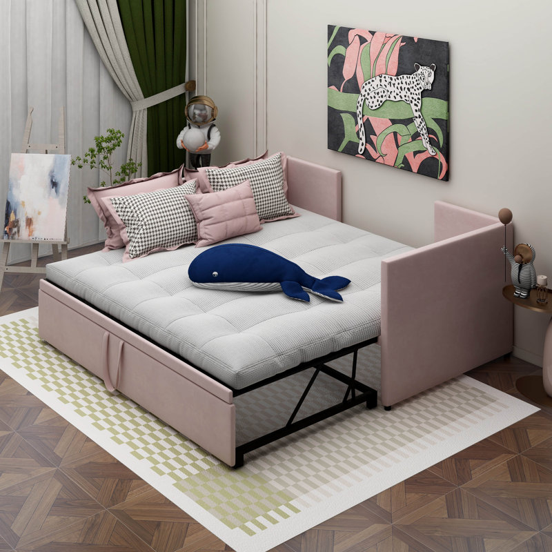 Deyadira Kids with Trundle, Pink