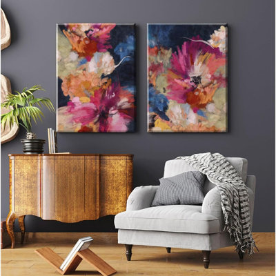 2 Piece Wrapped Canvas Wall Art