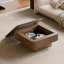 Table basse en bois avec rangement-120868002