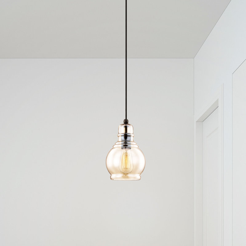 Luminaire suspendu en forme de dôme à 1 lumière Wahl