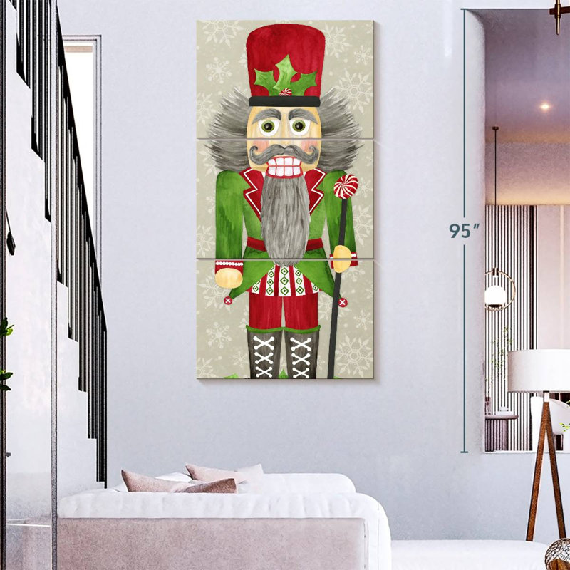Nutcracker Christmas II, 80" H x 39" W