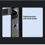 Serrure intelligente noire avec empreinte digitale, serrure de porte d'entrée sans clé pour portes d'entrée et d'extérieur, serrure de sécurité numérique avec application mobile-128120086