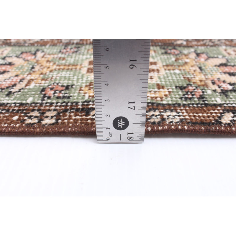 Tapis beige à transition de couleur 5 pi 3 po x 9 pi 3 po