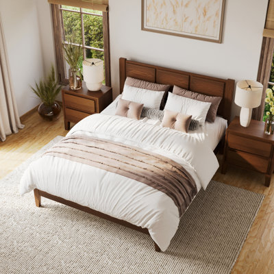 Knighten Solid and Manufactured Bedroom Set