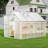 Walk-in Polycarbonate Greenhouse with Roof Vent-112389328-112389327