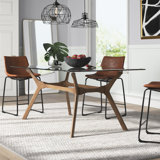 Alxander Glass Top Dining Table