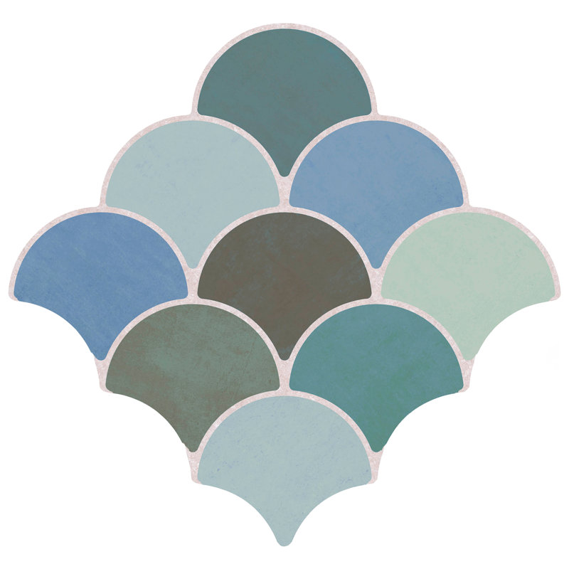 Scala 12" x 12" Porcelain Mosaic Wall & Floor Tile