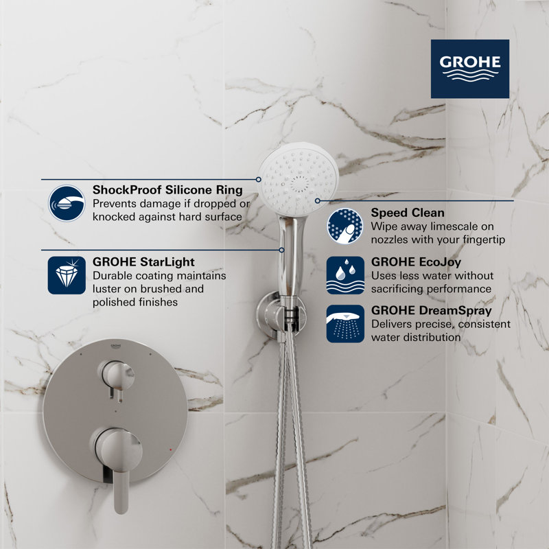 Tempesta 110 Round 3-Spray Hand Shower, StarLight Chrome