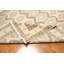 Tapis beige/gris en laine Gorbold