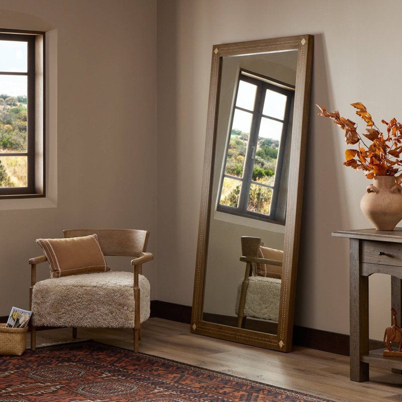 Timil Rectangle Solid Wood Mirror