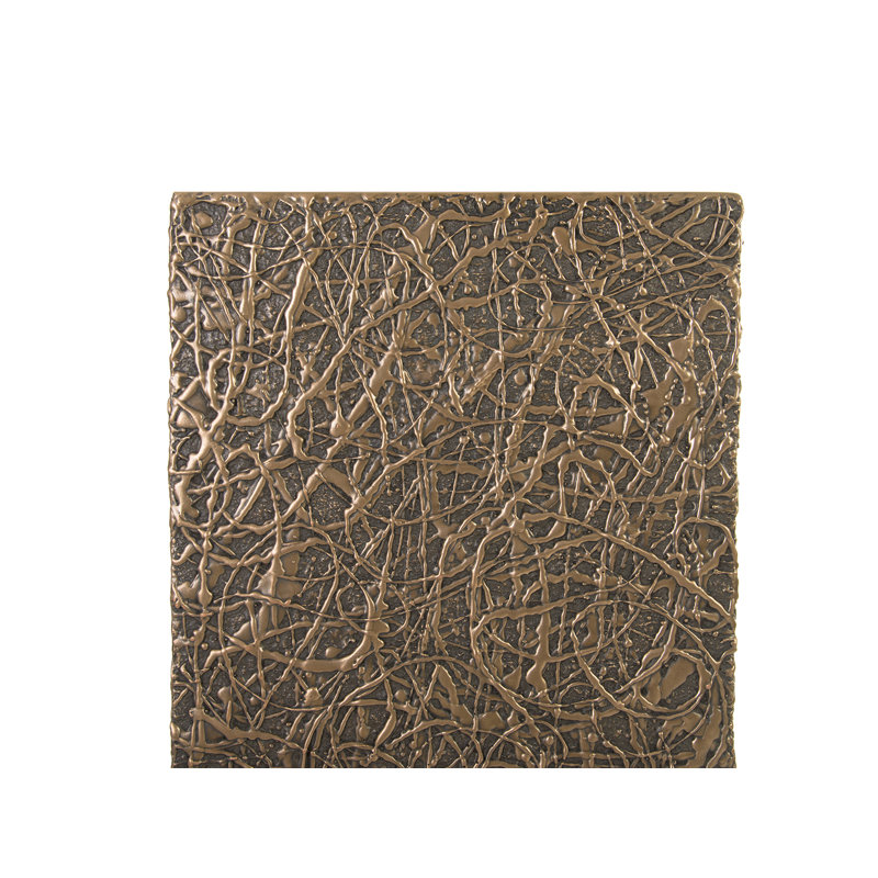 String Theory Pedestal, 43" H x 14" W x 14" D, Bronze