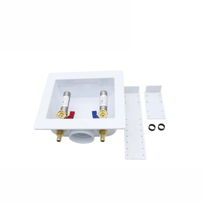Boîte de sortie de machine à laver avec arrêt de marteau à eau SS 1/2 "à sertir / PE1807 PEX connect