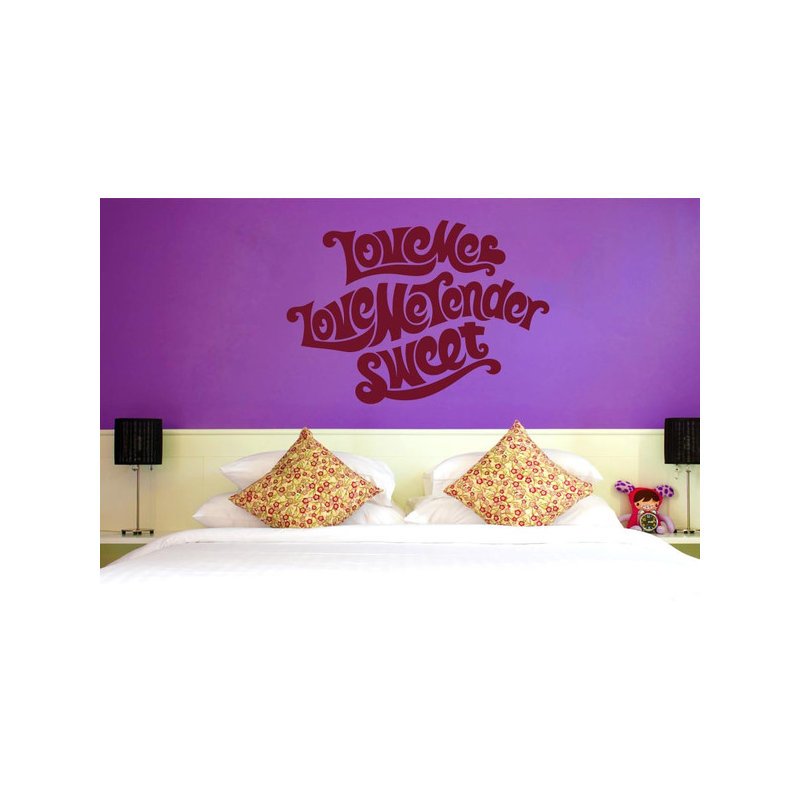 Wall Decal, Medium, Burgundy