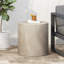 Table d'appoint d'extérieur moderne en béton léger et moderne, sans table de bout décorative pour patio