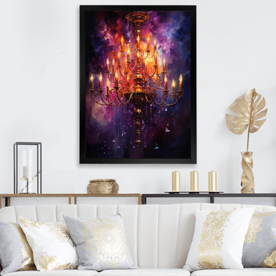 Jahnya " Chandelier Chromatic Opulence Pointillism "