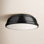 Calico 2 Light Steel Flush Mount
