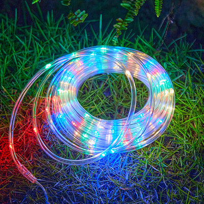 1000cm LED Solar Powered 100 - Bulb Cord String Light