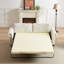 Lit convertible Fx 83,8 "- 21 pour canapé-lit, matelas pliant, structure en tube d'acier, 3, canapé-lit beige pour maison moderne. Tissu, fabrication,