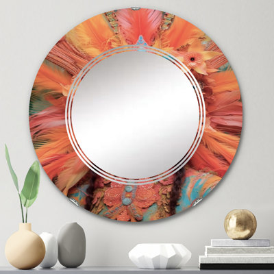 Frangia - Miroir mural moderne rond