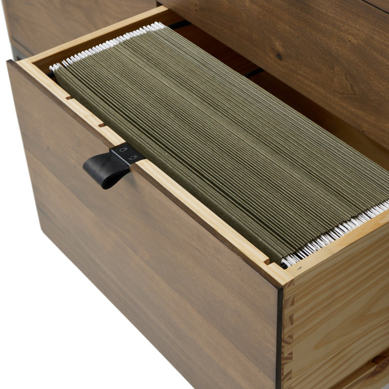 Trey Solid Wood Modular L-Shaped Executive Desk, Auburn Poplar