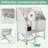 Professional Stainless Steel Dog Washing Station 