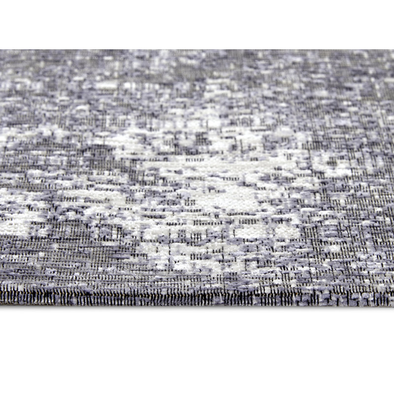 Bila Grey Rug, Rectangular 60 x 90cm