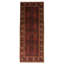 Tapis de bois one-of-kind à la main-noué la 2010 anatolian brun 3 pi 11 po x 9 pi 10 po Hobkirk