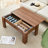 Multi-functional MDF Coffee Table with Password Lock, Suitable for Storing Firearms and Wine, with Dimensions of 39.3*21.6*16.6 Inches.