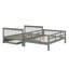 Lit superposé avec lit gigogne, rangement et garde-corps pour la chambre à coucher-1058357861