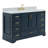55'' Single Bathroom Vanity with Carrara Marble Top-93359331