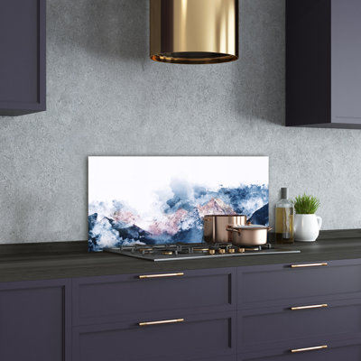 Gilberton 50cm W x 100cm L Glass Peel and Stick Panel