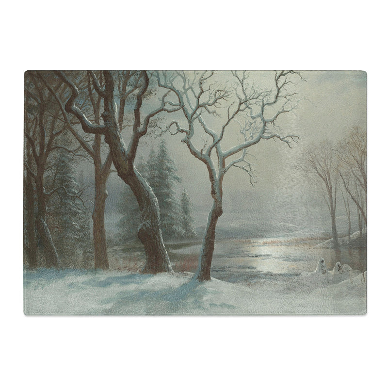 Winter in Yosemite by Albert Bierstadt Chopping Board, 0.4cm H x 28.5cm W x 39cm L