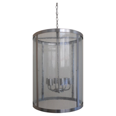 Luminaire suspendu cylindrique unique 6 lumières Alegria