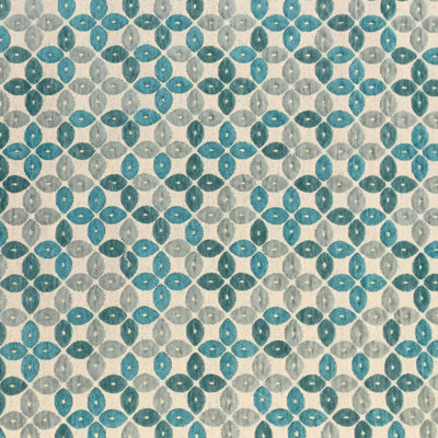 Malone Fabric | Circle Modern Geometric Fabric | Upholstery Fabric