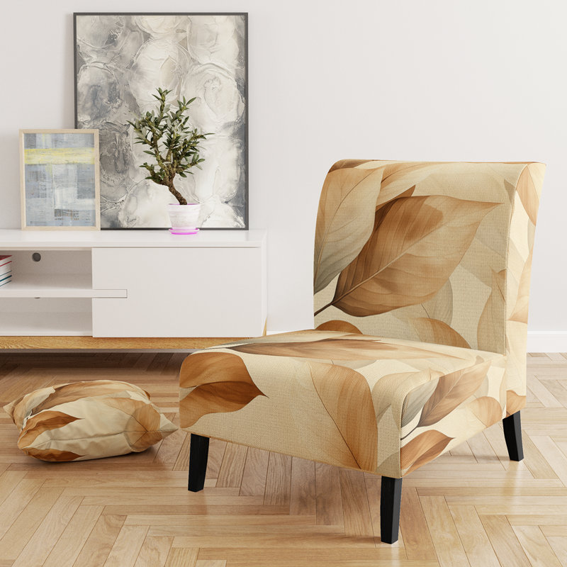 Fauteuil de chambre Leaves, Pantoufle sans accoudoirs