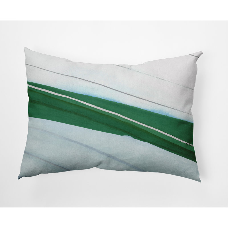 Coussin lombaire 100% coton Boat, vert