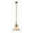 10" Modern Industrial Iron 1 -Light Warm Brass Gold/White French country/cottage Metal Dome Medium Hanging Kitchen Island Light-1083586788-1087810780