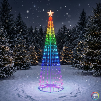 Luminaire conique de Noël 70,86 po