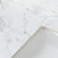 Comptoir de meuble-lavabo 49 po x 22 po - Blanc pierre fritté, lavabo rectangulaire encastré en céramique, et hypnotisant, 3 trous de robinet, convient à une armoire de 48 po, facile à installer, comprend un dosseret blanc