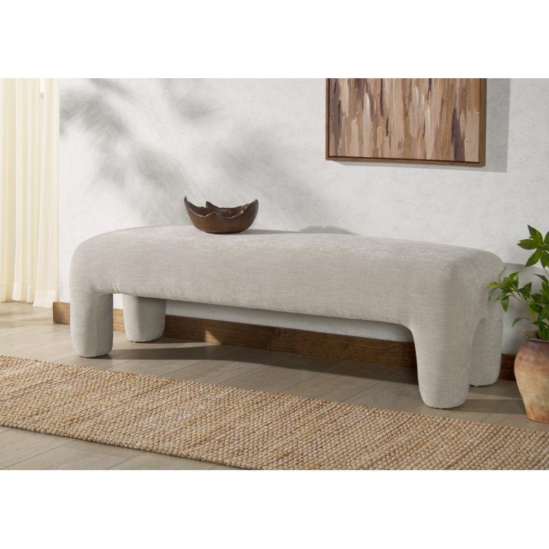 Tamlyn Performance Fabric Bench, Beige