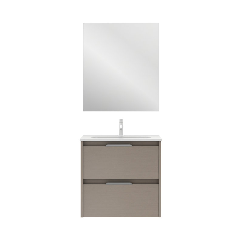 Vanity & Mirror Set, Sand Smoke
