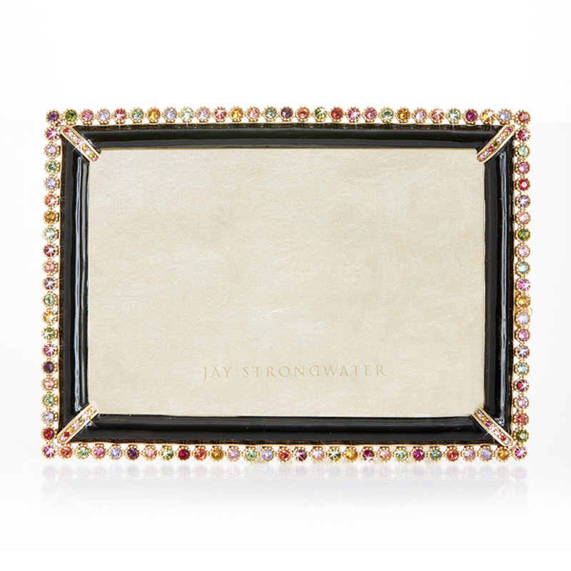 Rectangle Picture Frame, Gold/Pink/Black, 5" x 7"