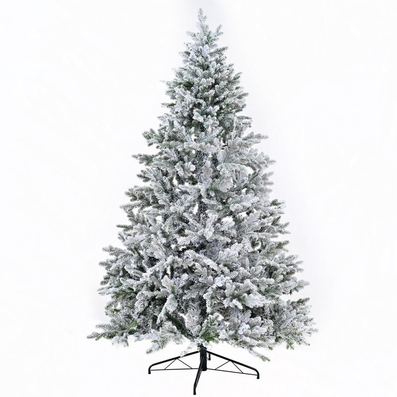 Noël artificiel à charnière enneigé 7 pi