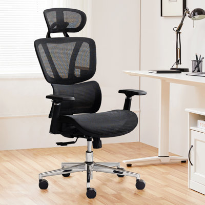Inbox Zero Gavazova Office Chair with Headrest
