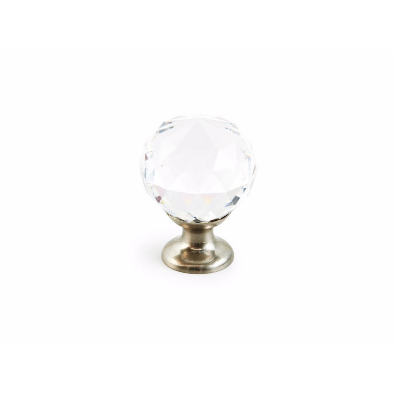 Stargaze Round Knob, Satin Nickel